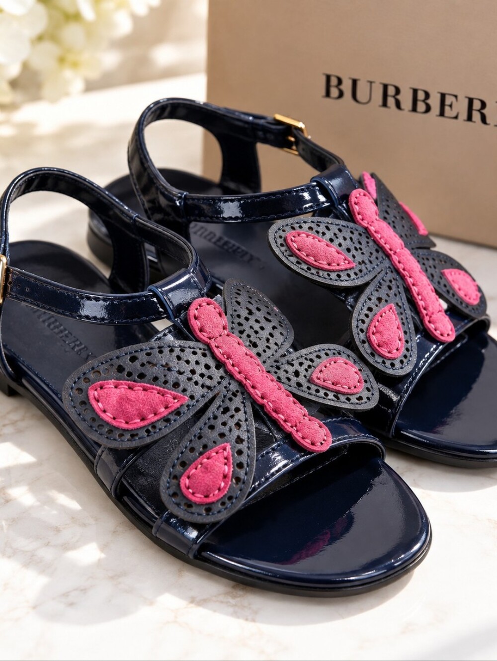 Burberry Kids Butterfly Sandals – Size 29 (EU) – NWOT